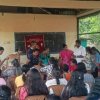 Distribution of vegetable plants and pots to families who are engaged in gardening in Jalthara (2023-01-04)